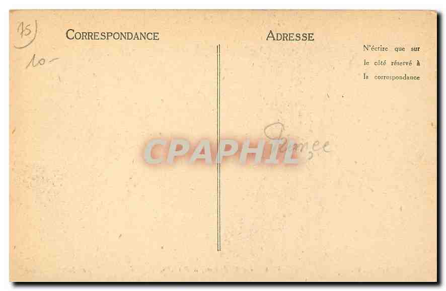 CPA La Madeleine a Paris  — Verso