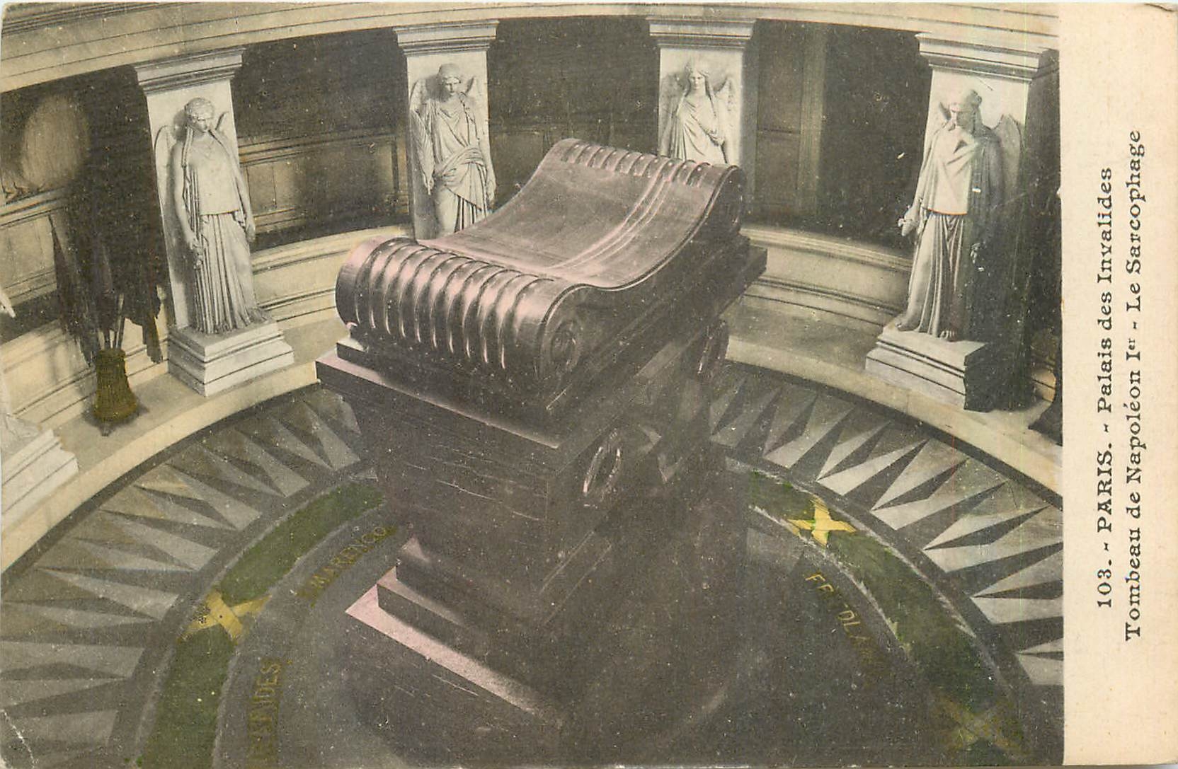 CPA Paris Palais des Invalides Tombeu de Napoleon I Le Sarcophage 
