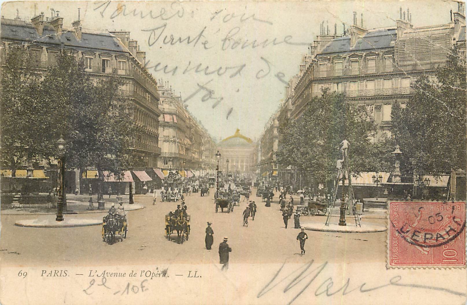 CPA Paris l'Avenue de l'Opera 