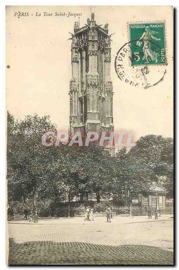 CPA Paris La Tour Saint Jacques 