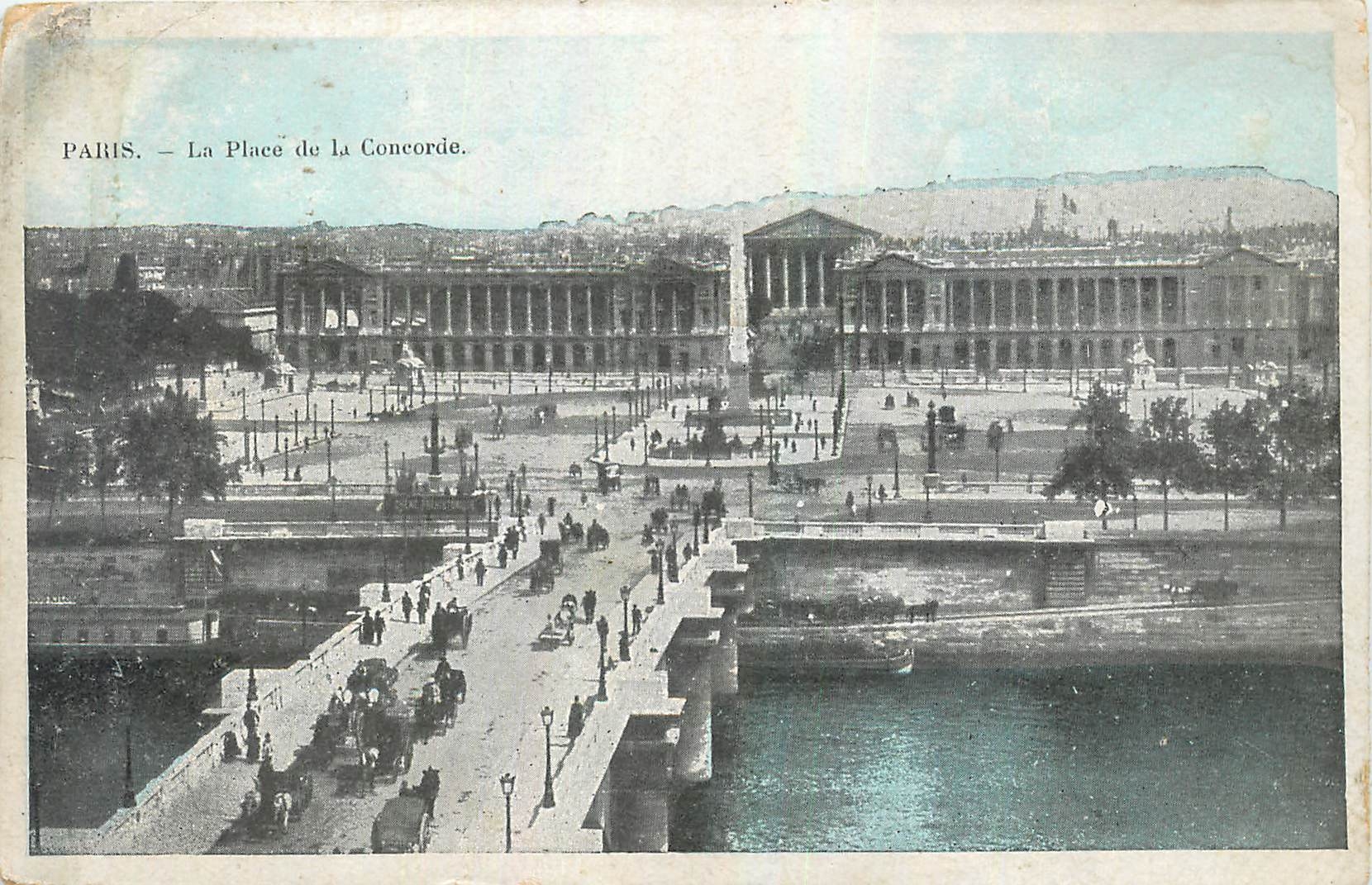 CPA Paris La Place de la Concorde 