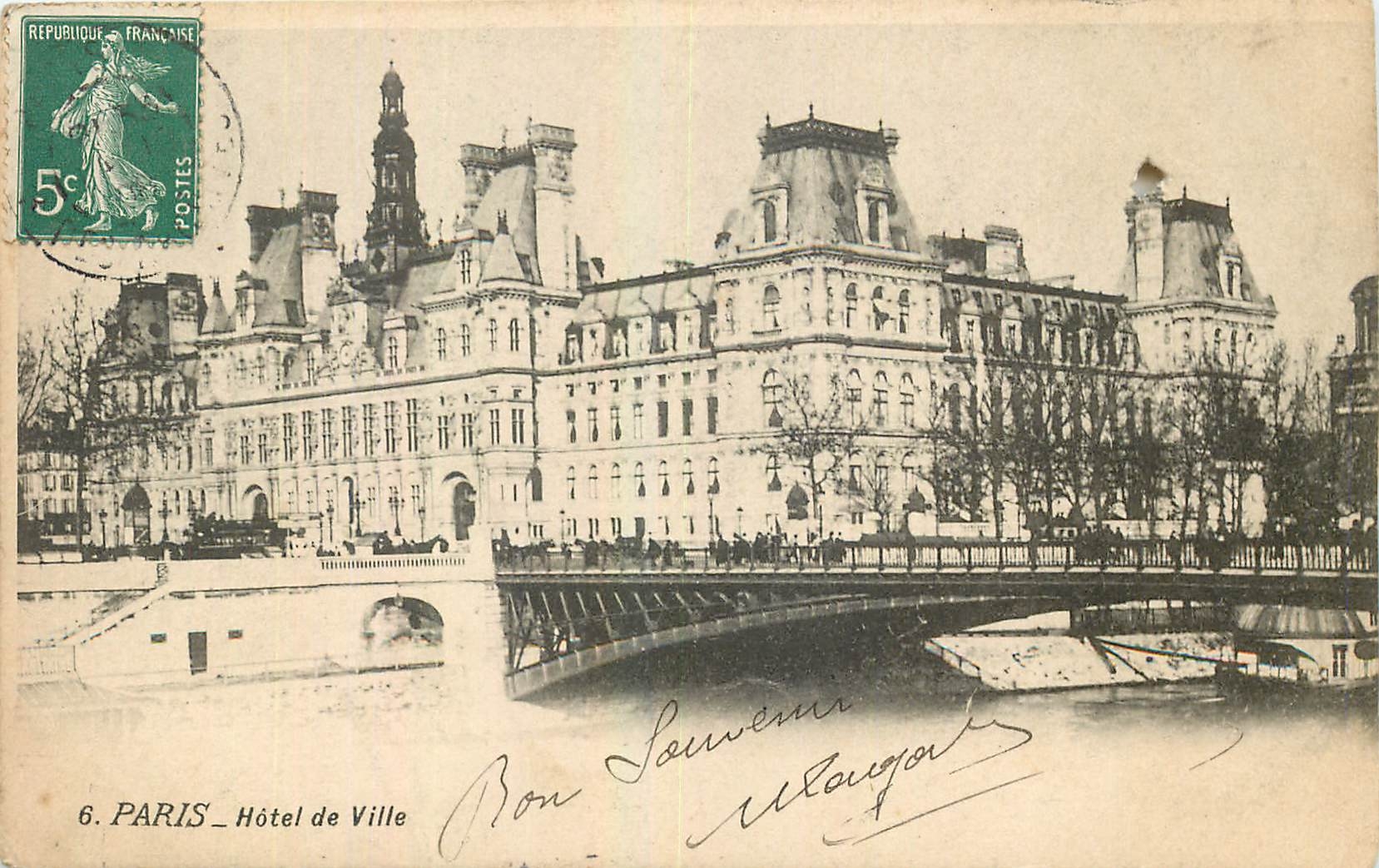 CPA Paris Hotel de Ville 