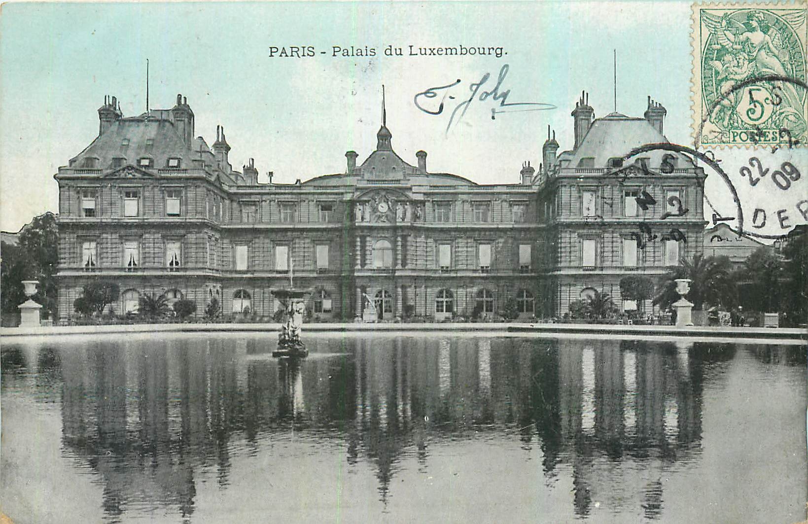 CPA Paris Palais de Luxembourg 