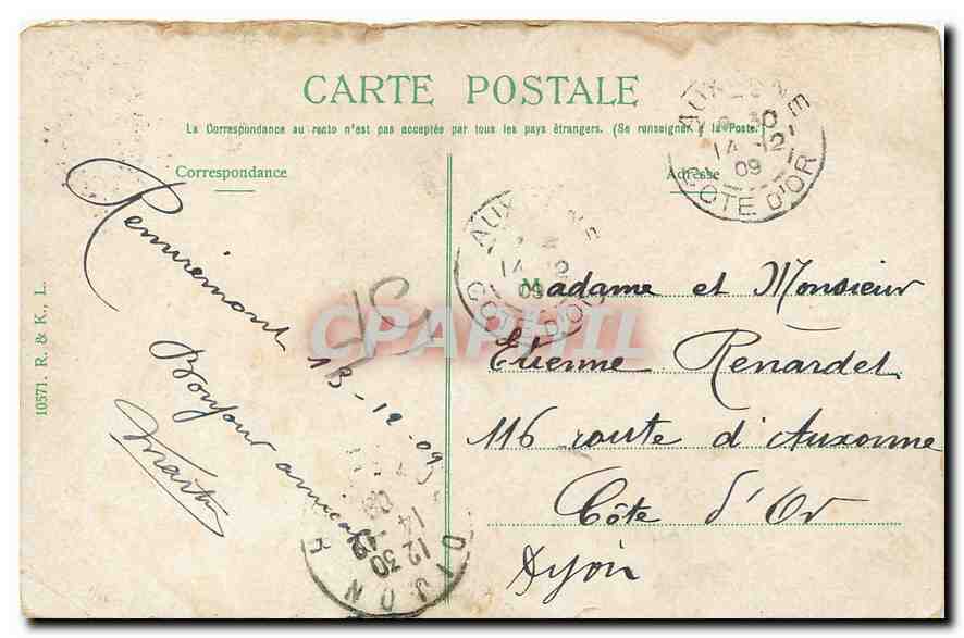 CPA Paris Gare Saint Lazare  — Rückseite