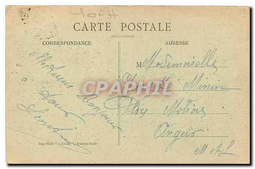 CPA Paris Palais du Luxembourg  — Verso