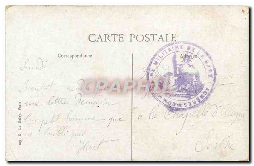 CPA Paris Palais de l'Elysee  — Rückseite
