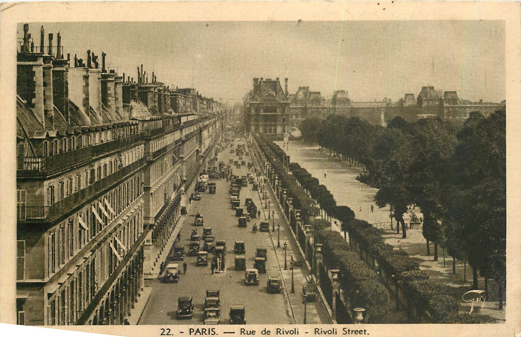 CPA Paris Rue de Rivoli 