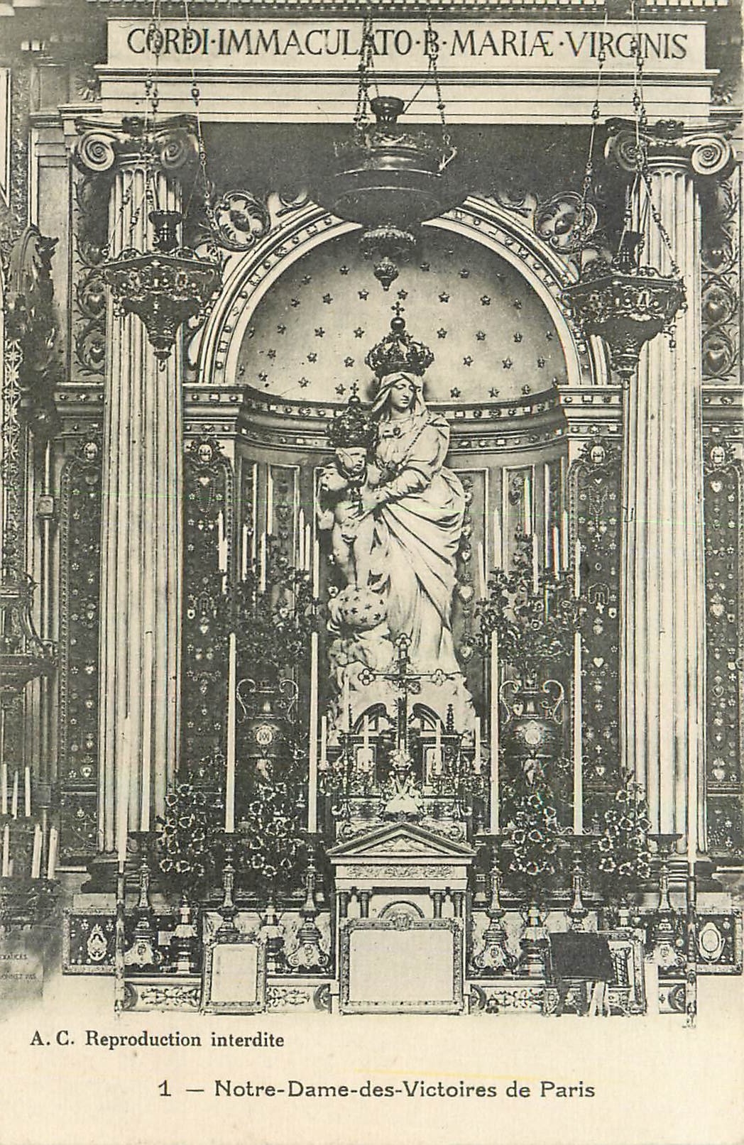 CPA Notre Dame des Victoires de Paris 