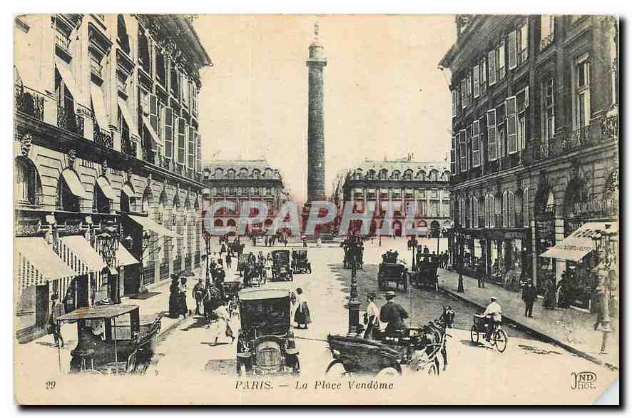 CPA Paris La Place Vendome 