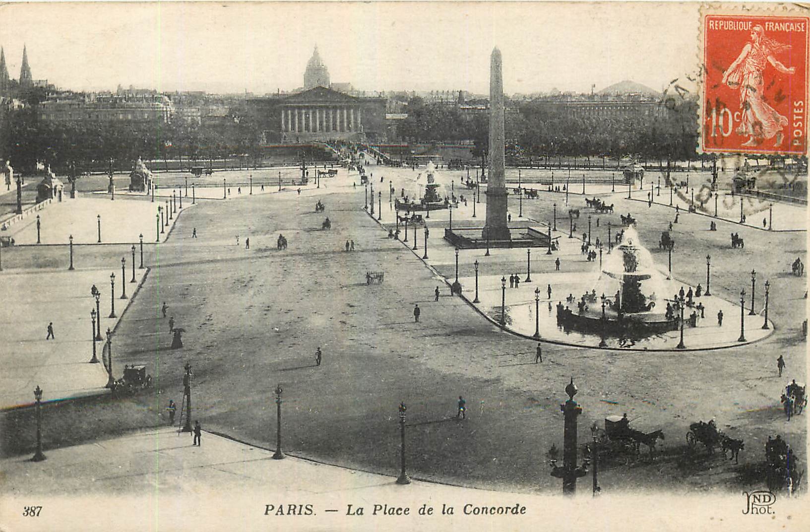 CPA Paris La Place de la Concorde 