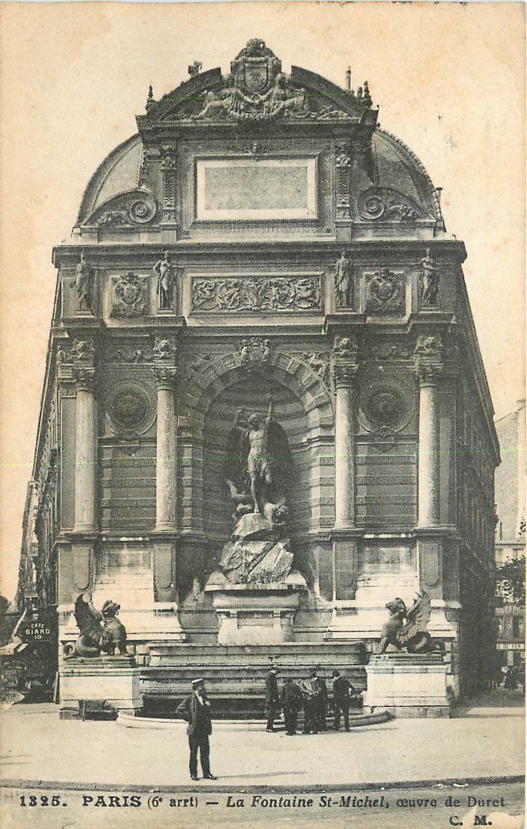 CPA Paris La Fontaine St Michel 