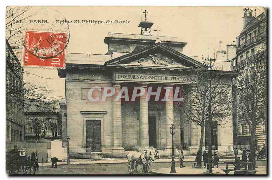 CPA Paris Eglise St Philippe du Roule 