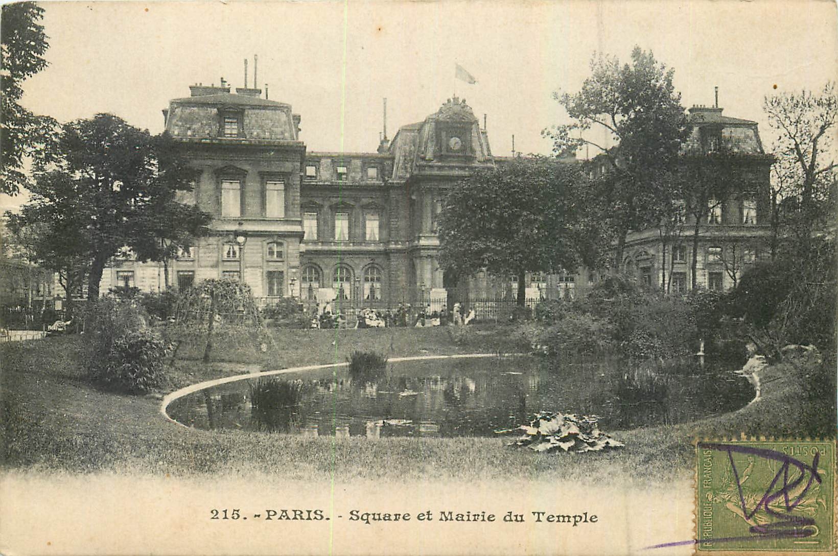 CPA Paris Square et Mairie du Temple 