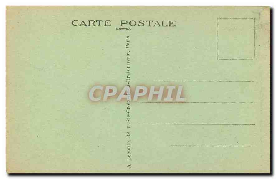 CPA Paris l'Hotel de Ville et le Pont d'Arcole  — Rückseite