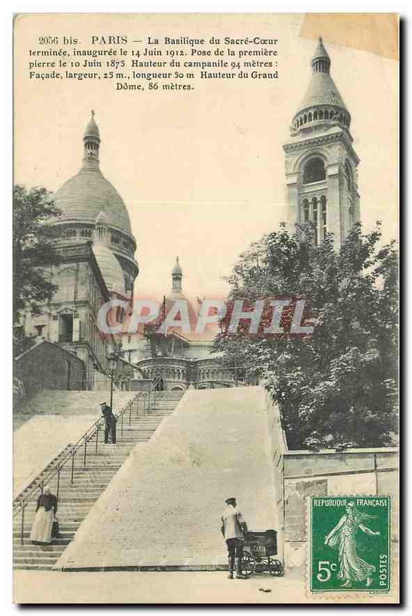 Paris — La Basilique du Sacré-Cœur — F. Fleury, photo-édit., Paris