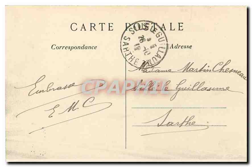 CPA Paris La Rue de Rivoli et le Jardin des Tuileries  — Rückseite