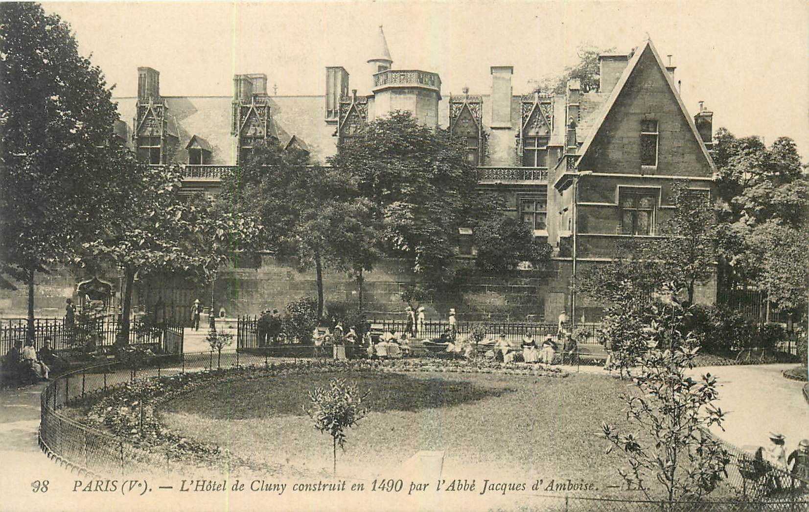 CPA Paris l'Hotel de Cluny 