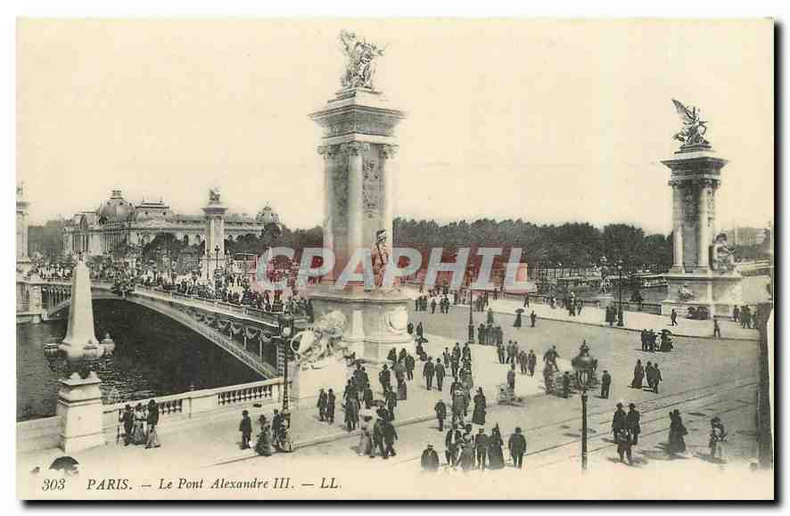 CPA Paris Le Pont Alexandre III 