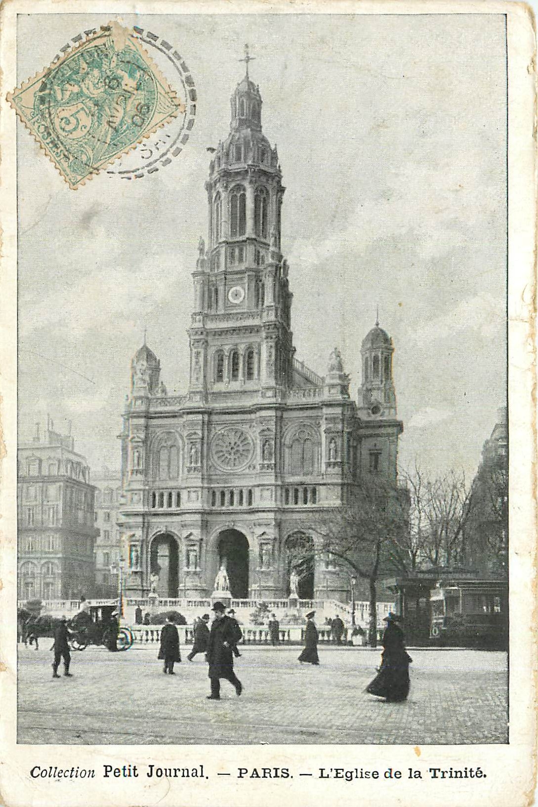 CPA Petit Journal Paris L'Eglise de la Trinite 