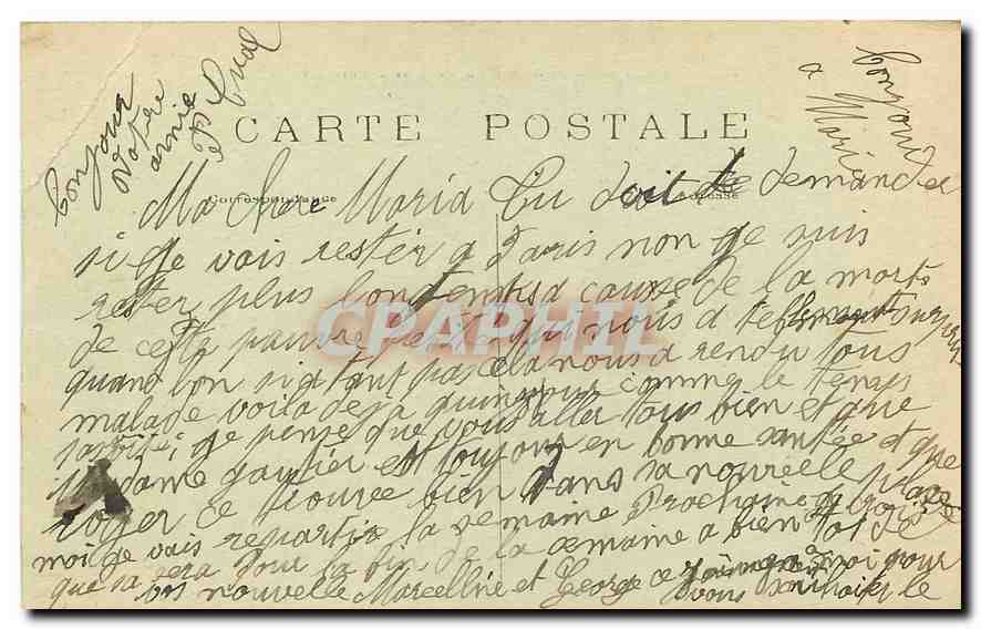 CPA Paris Vue generale du Pont Alexandre III  — Verso