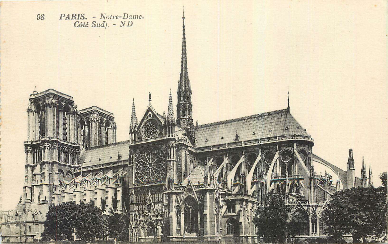 CPA Paris Notre Dame Cote Sud 
