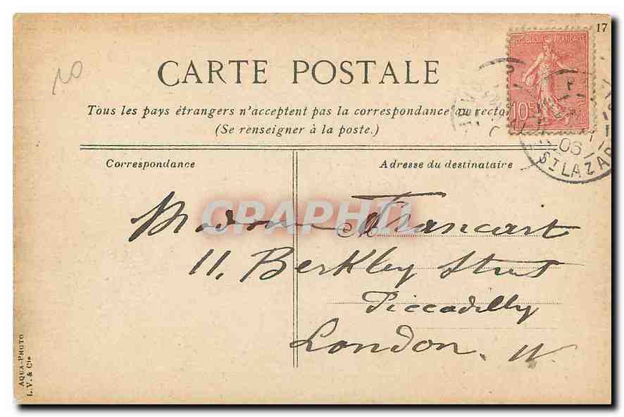 CPA Paris Le Petit Palais des Champs Elysees  — Verso