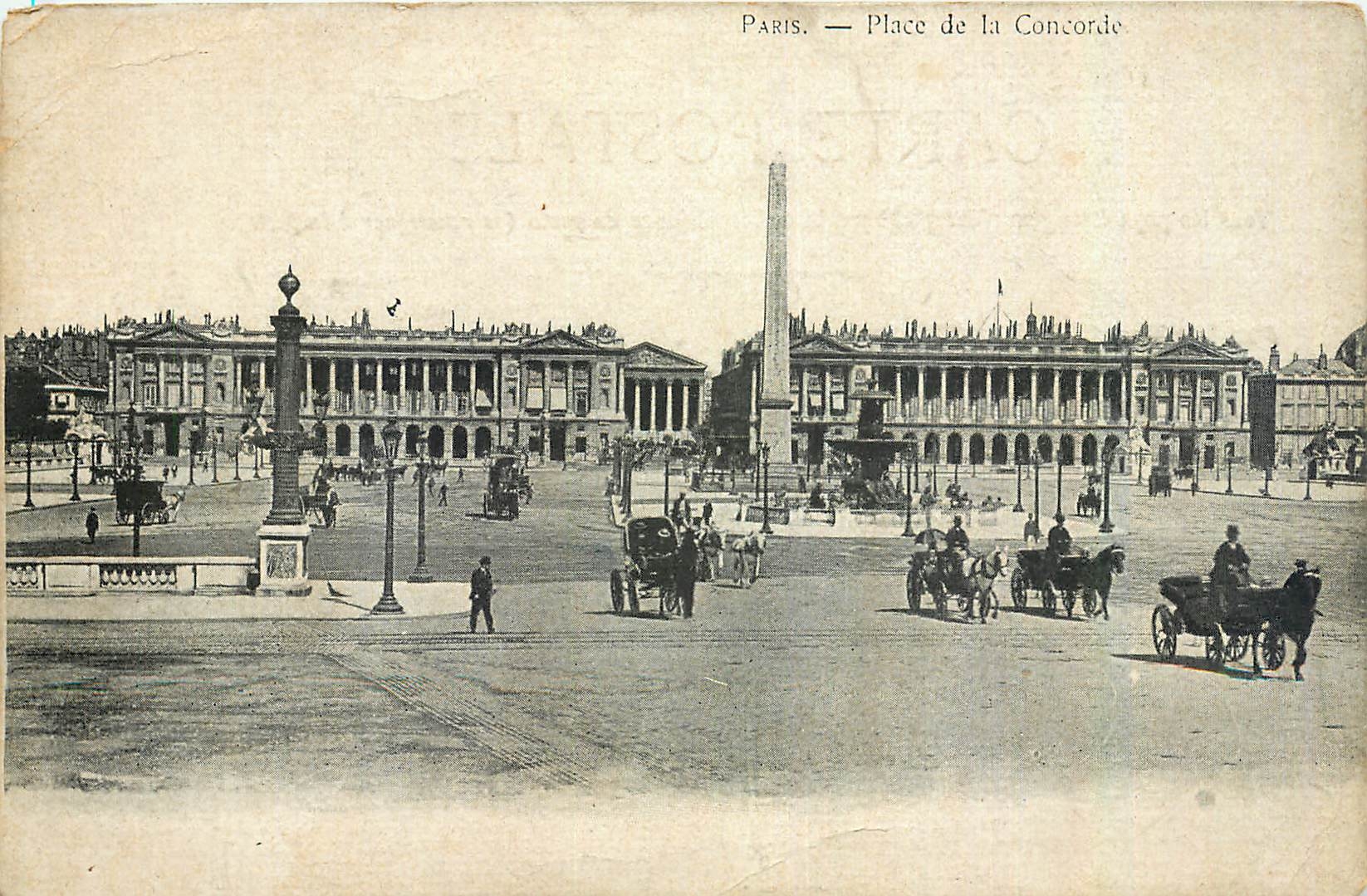 CPA Paris Place de la Concorde 