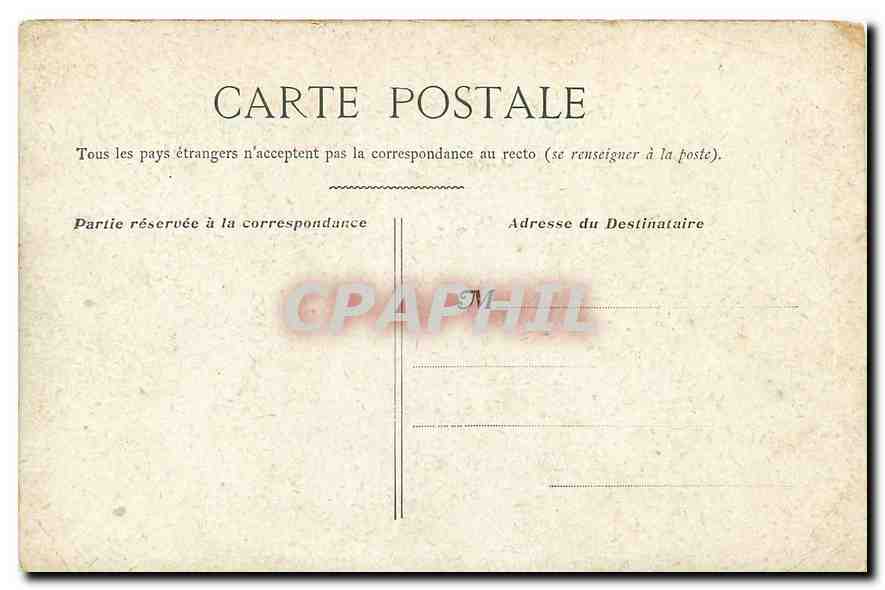 CPA Paris Place de la Concorde  — Rückseite