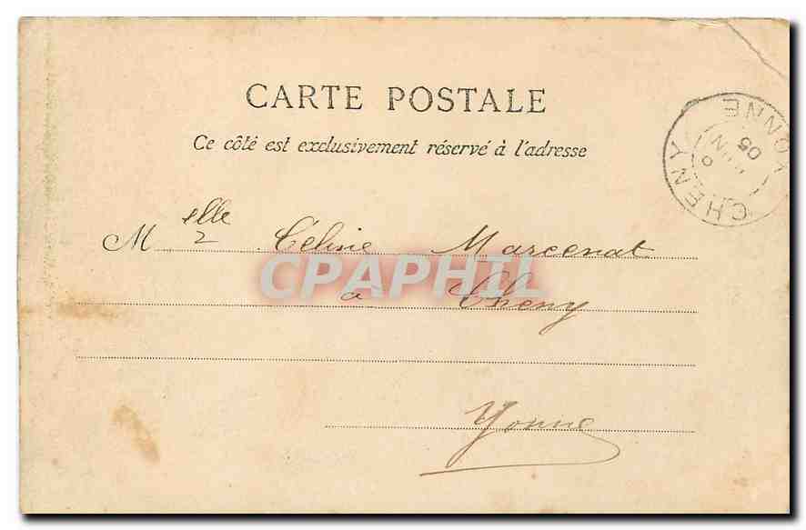 CPA Paris Ministere de la Guerre  — Rückseite