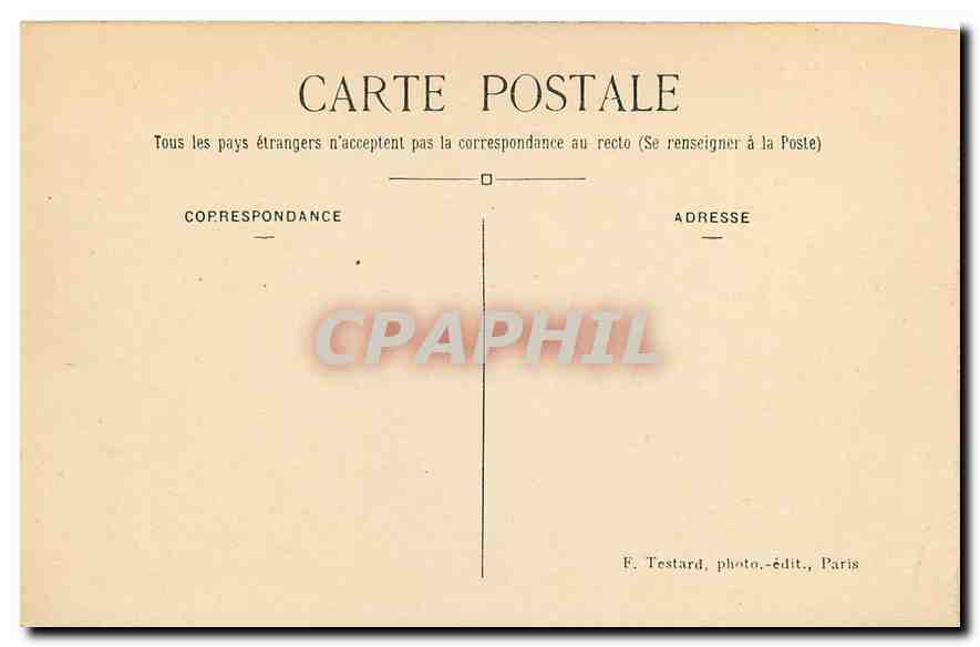 CPA Paris Le Pantheon  — Rückseite