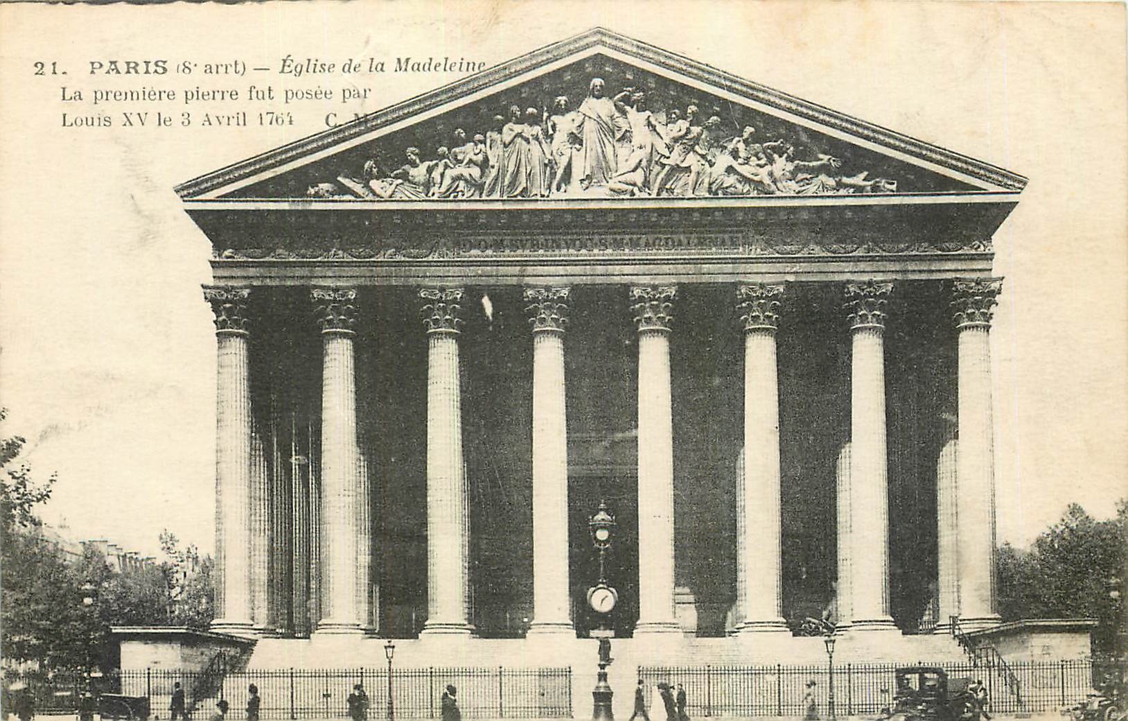 CPA Paris Eglise de la Madeleine 