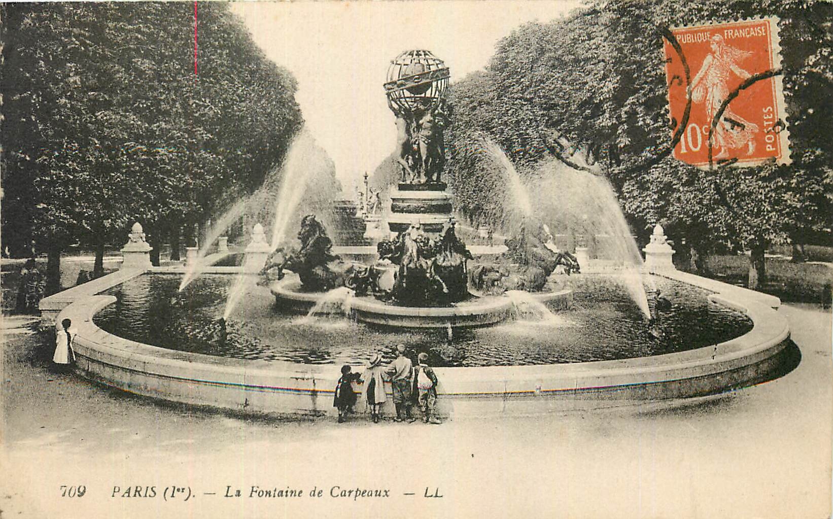 CPA Paris La Fontaine de Carpeaux 