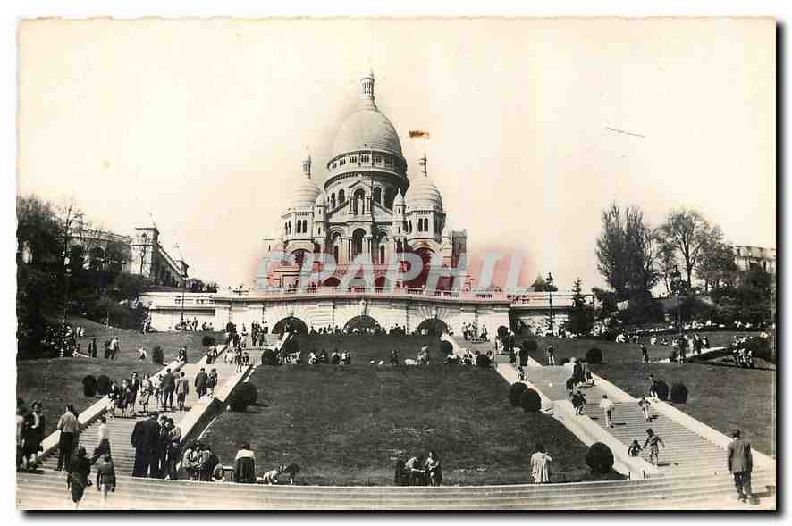 CPA Paris La Basilique du Sacre Coeur 