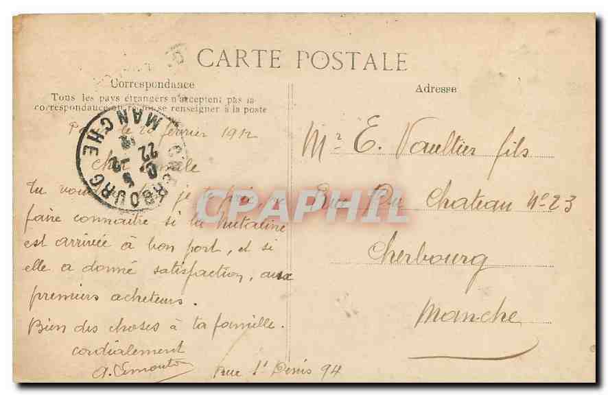 Église Saint-Eustache — Paris — éditeur non identifié, n° de série 4559 — Reverso
