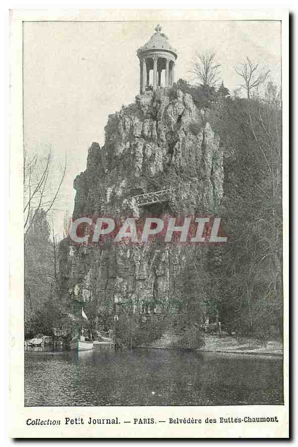 CPA Petit Journal Paris Belvedere des Buttes Chaumont 