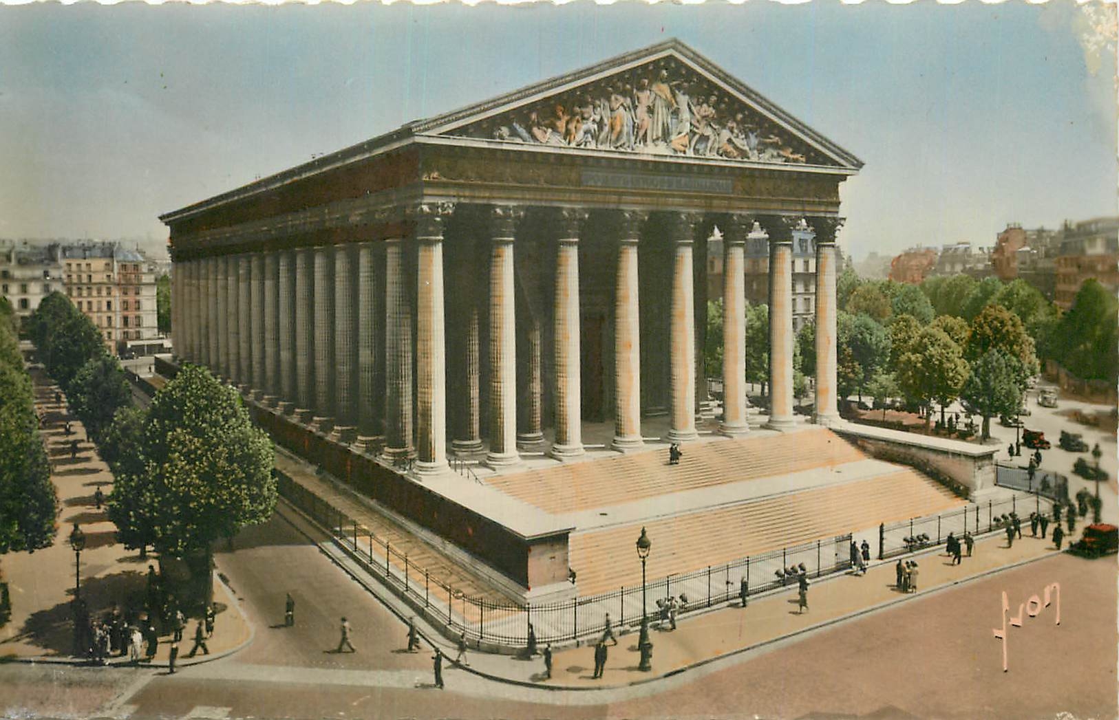 CPA Paris Eglise de la Madeleine 