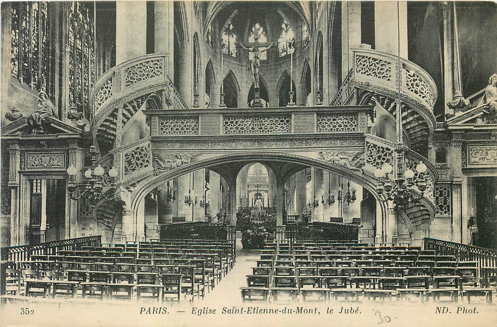 CPA Paris Eglise Saint Etienne du Mont le Jube 