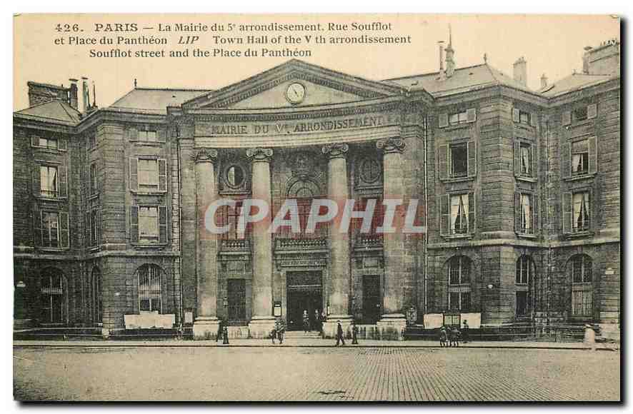 CPA Paris La Mairie du 5 Arrodissement Rue Soufflot