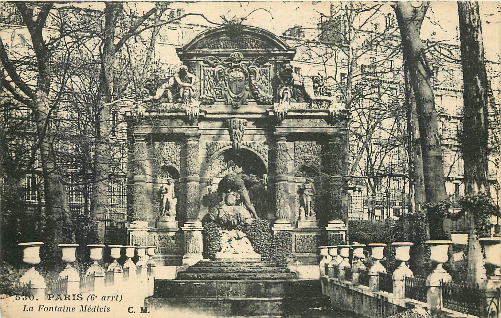 CPA Paris La Fontaine Medicis 