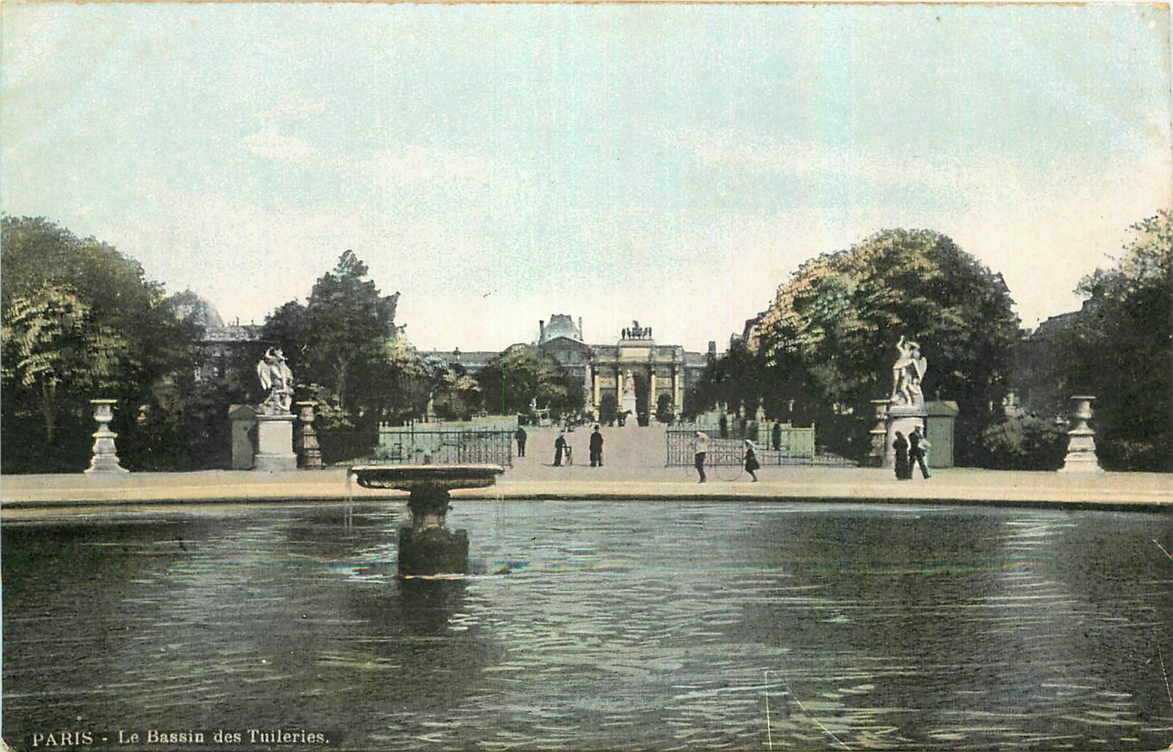 CPA Paris La Bassin des Tuileries 