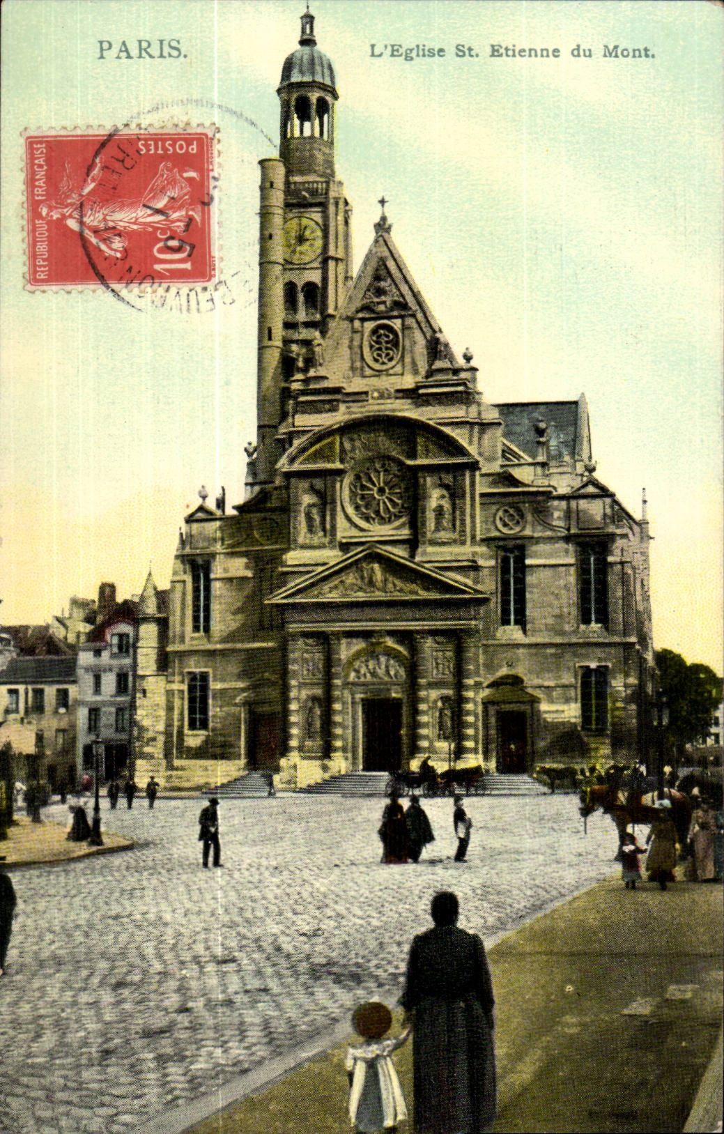 Paris CPA Eglise St Etienne du Mont