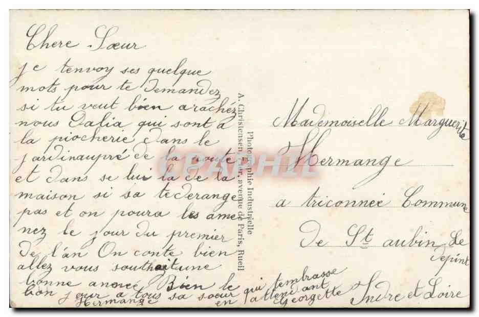 CPA La jeune generation couronnant la France Enfants — Rückseite