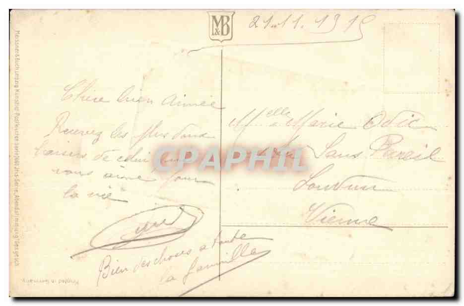Lamartine — Poème sur un livre ouvert — éditeur non visible — Verso