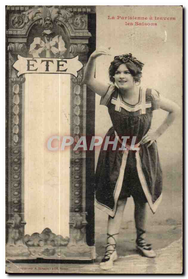 Été — La Parisienne à travers les Saisons — A. BERNARDY & Cie, Nantes
