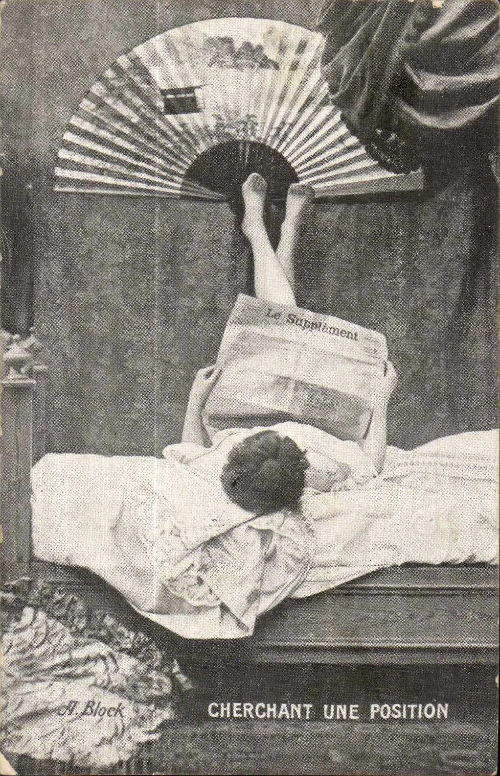 Cherchant une position — A. Block — n° de série non visible
