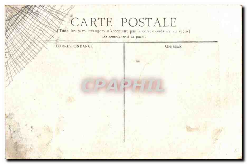 CPA Fantaisie Enfant Le chaperon rouge Loup lupus — Rückseite
