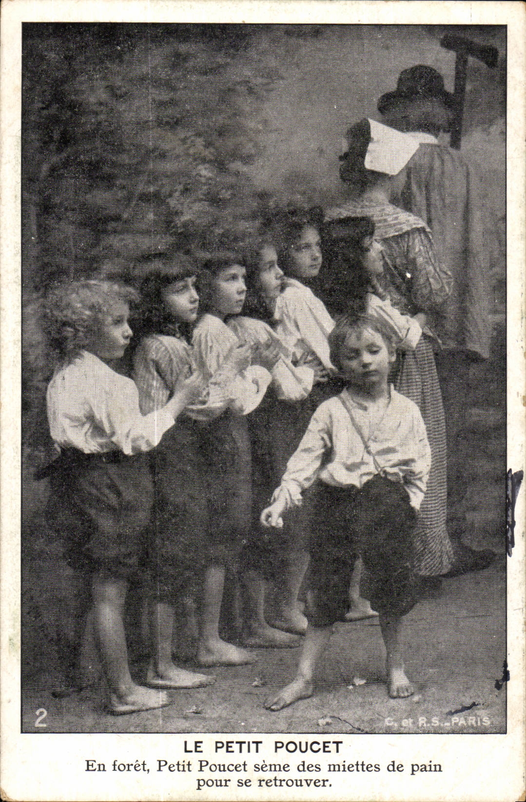 CPA Fantaisie Enfant Le petit poucet 