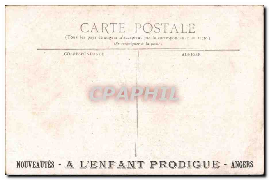 CPA Fantaisie Enfant Le petit poucet  — Verso