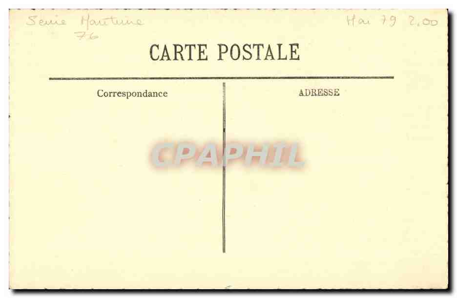 CPA Caudebec en Caux La rue des bevlles femmes — Verso