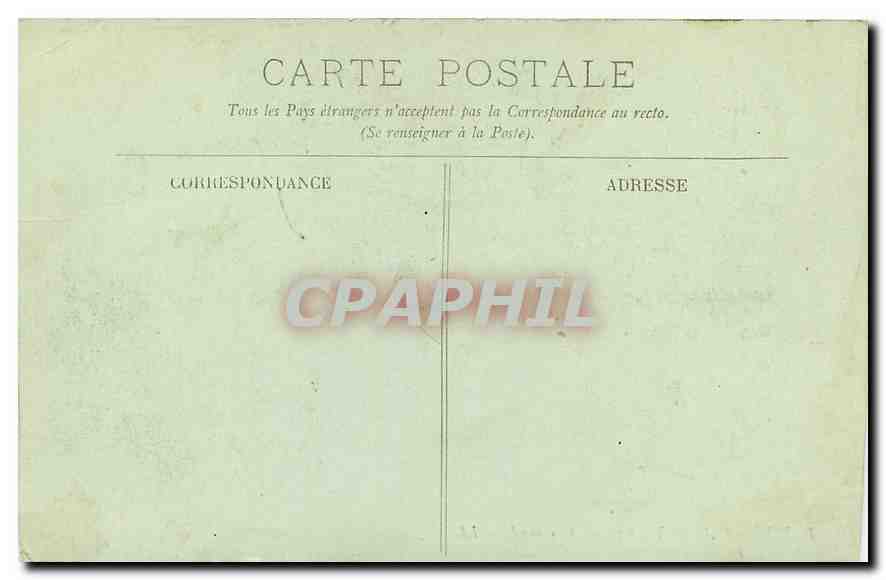 CPA Paris L'Arc de Triomphe du Carrousel  — Rückseite